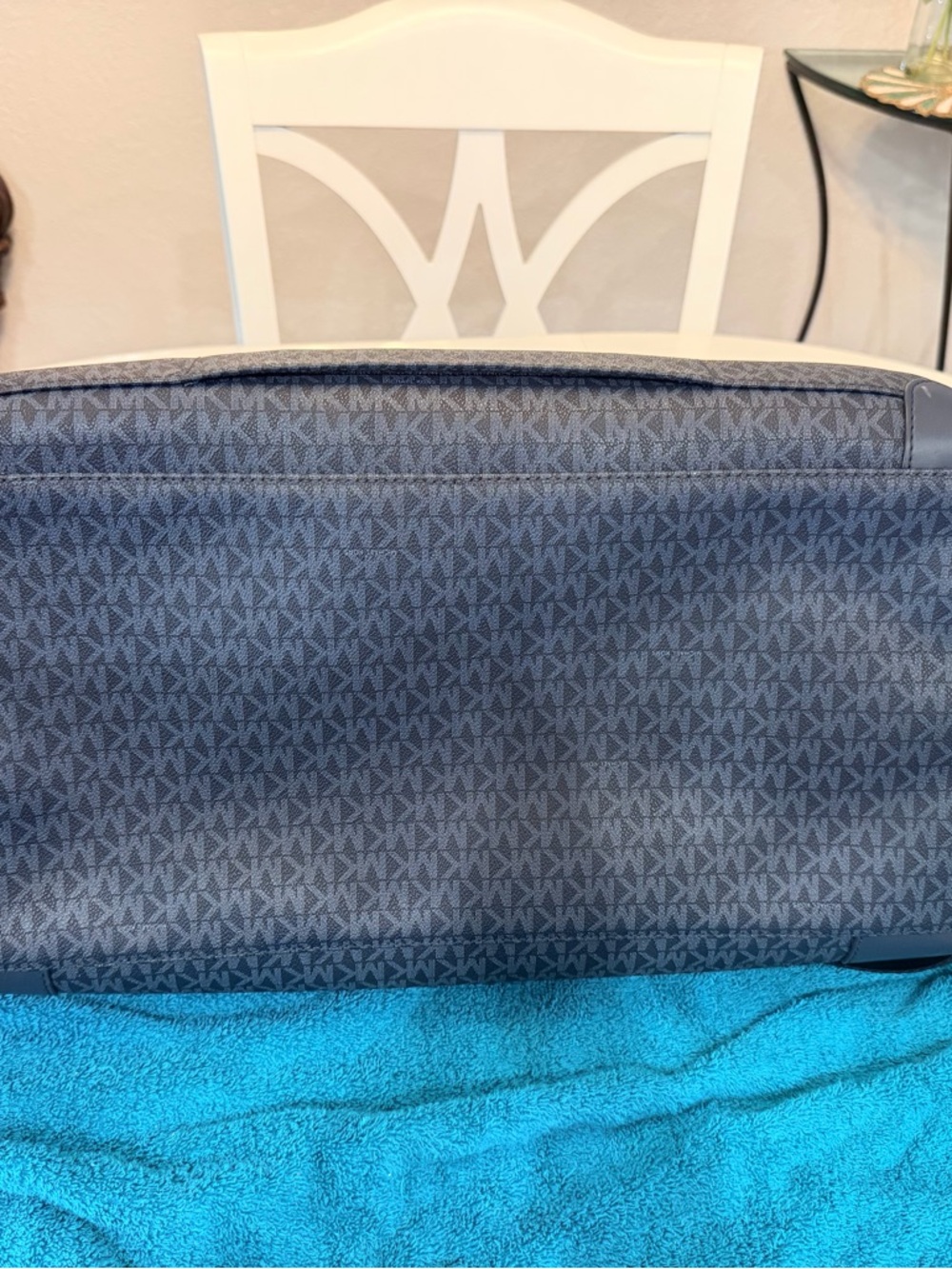 Michael Kors Navy MK Monogram Rolling Duffel and Carry-On Set - Picture 13 of 16